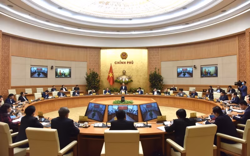 Chính phủ họp phiên thường kỳ tháng 1 -0
