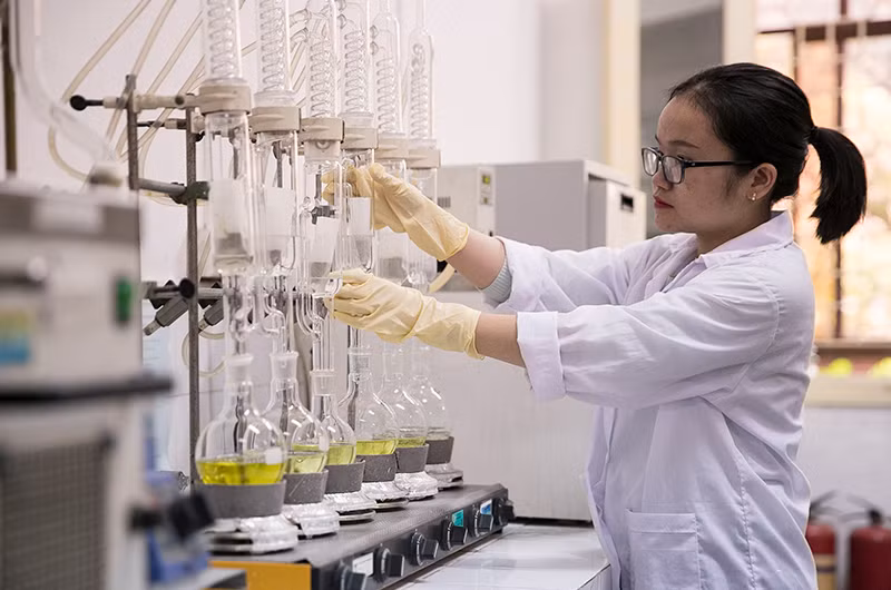 Hoạt động nghiên cứu tại Đại học Quốc gia Hà Nội. (Ảnh tư liệu)