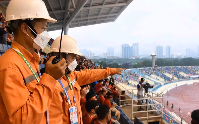 EVN đã bảo đảm cung cấp điện tuyệt đối an toàn, ổn định, phục vụ các trận thi đấu cũng như nhiều hoạt động liên quan của SEA Games 31.