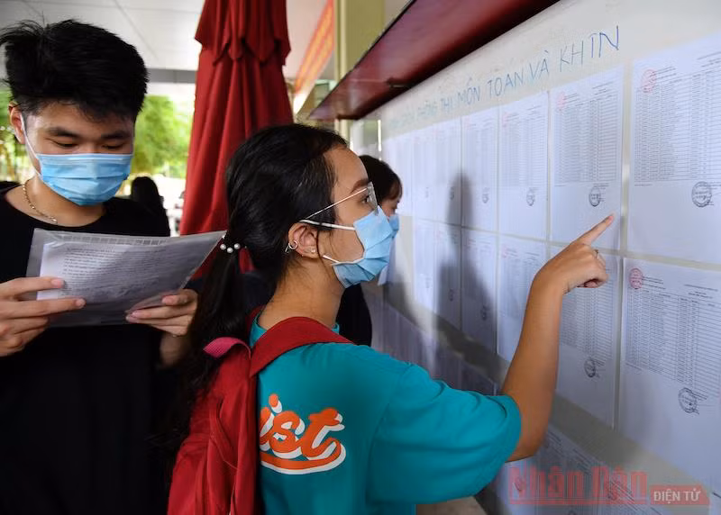 Thí sinh tại Kỳ thi tốt nghiệp THPT 2020. Ảnh: THUỶ NGUYÊN