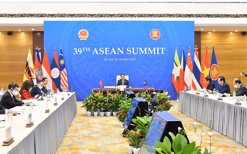  Sáng 26/10, Thủ tướng Phạm Minh Chính cùng các nhà lãnh đạo dự Hội nghị cấp cao trực tuyến ASEAN lần thứ 39.