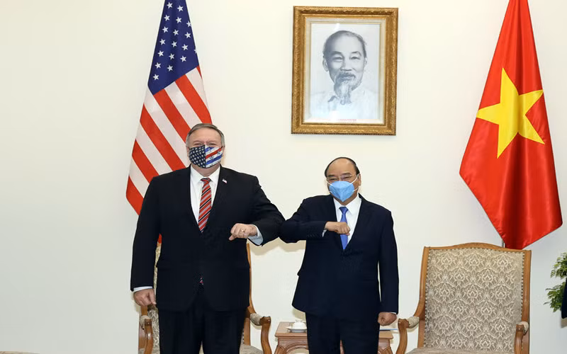 Thủ tướng Chính phủ Nguyễn Xuân Phúc tiếp Ngoại trưởng Hoa Kỳ Michael Pompeo -0