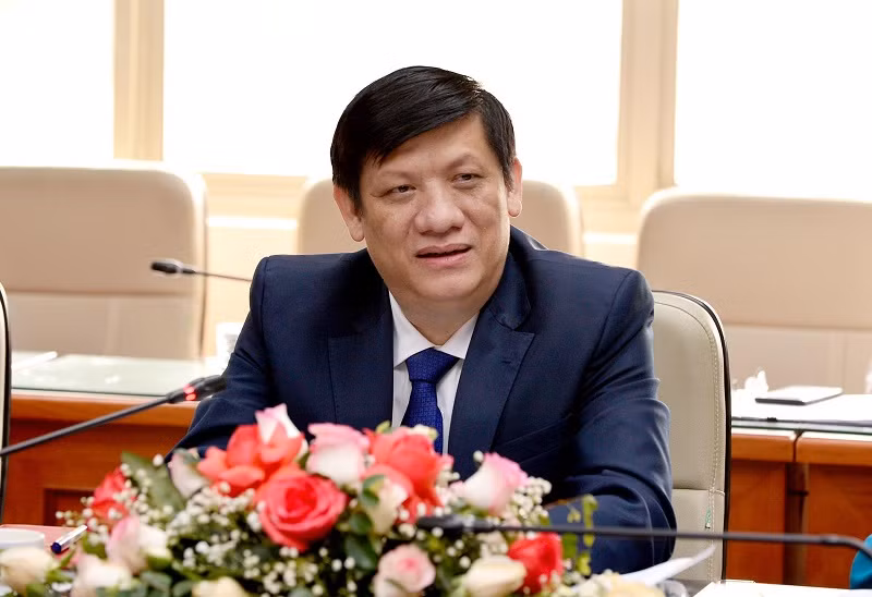 Bộ trưởng Nguyễn Thanh Long phát biểu tại buổi làm việc.