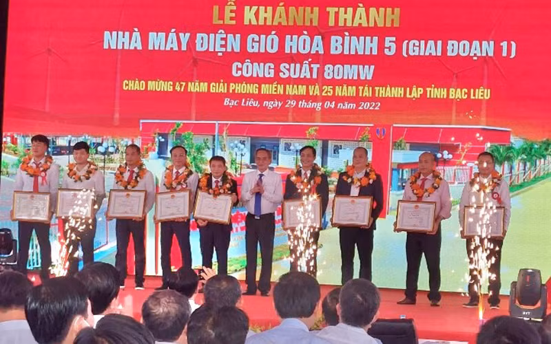 Khánh thành Nhà máy Hòa Bình 5 tại Bạc Liêu -0