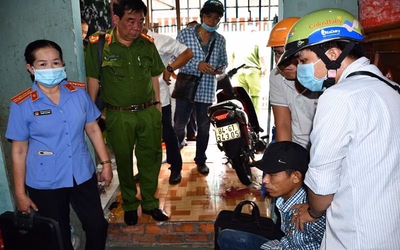 Đối tượng trộm cắp Sơn Thanh Tuấn bị bắt giữ.