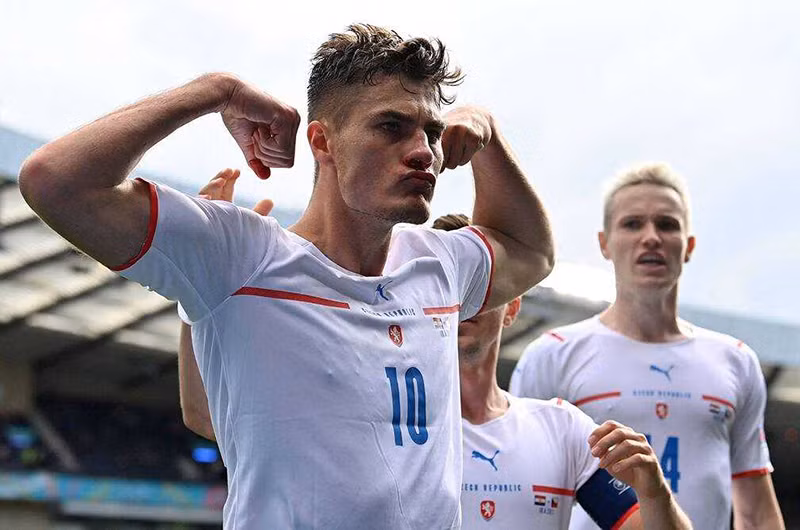 Patrik Schick, người hùng đã ghi ba bàn cho CH Czech tại Euro 2020. (Ảnh: Getty Images)