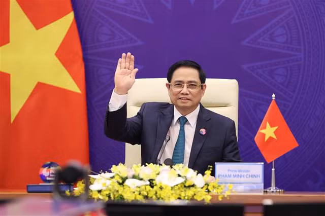 Thủ tướng Chính phủ Phạm Minh Chính sẽ tham dự Hội nghị cấp cao ASEAN lần thứ 38 và 39, các Hội nghị cấp cao liên quan. Ảnh: TTXVN