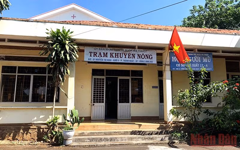 Trạm Khuyến nông thành phố Buôn Ma Thuột, nơi xảy ra các sai phạm.