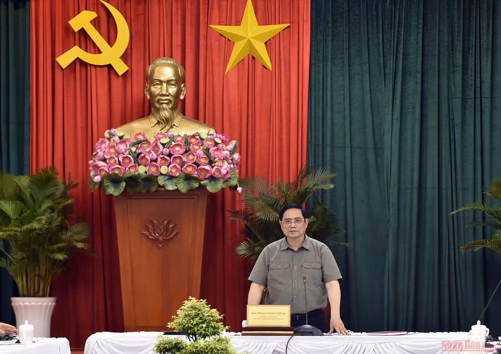 Thủ tướng Phạm Minh Chính làm việc với tỉnh Đồng Nai.