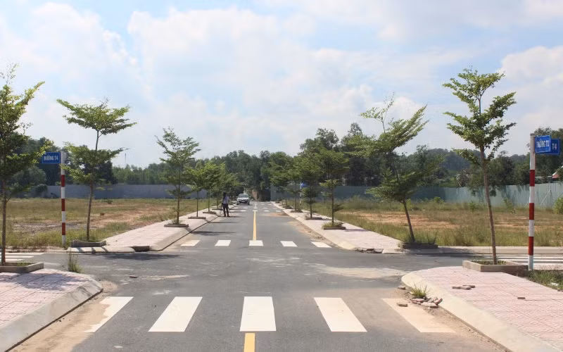 Hạ tầng kỹ thuật được xây dựng hoàn thiện tại khu đất dự án tự đặt tên Gragon City.