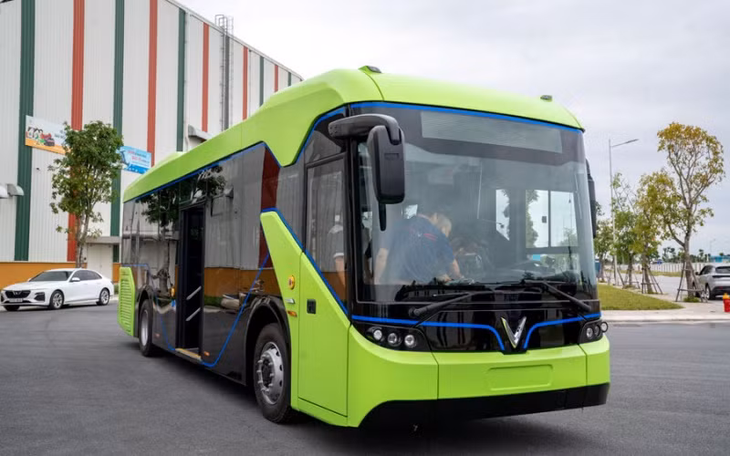 Mẫu xe buýt điện của Tập đoàn Vingroup.