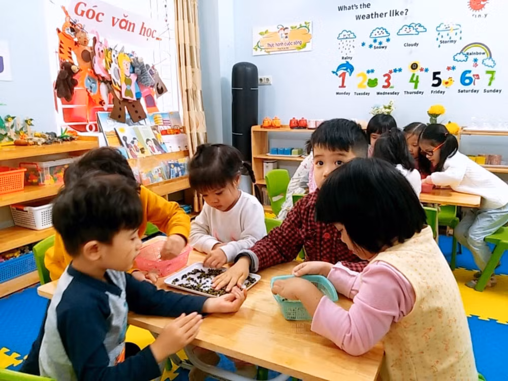 Cần mở lối thoát cho hệ thống trường mầm non ngoài công lập đang trên bờ vực phá sản. (ẢNH: TRƯỜNG V.X)