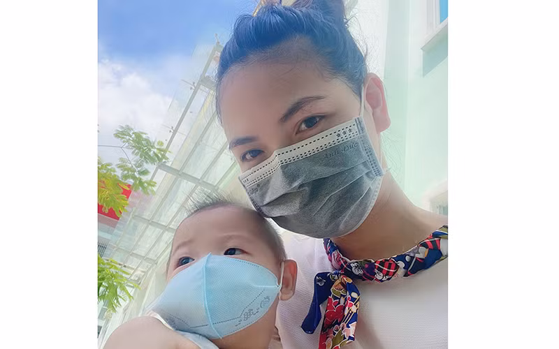 Gia đình chị Mai Thị Thu đã vững vàng vượt qua Covid-19. 
