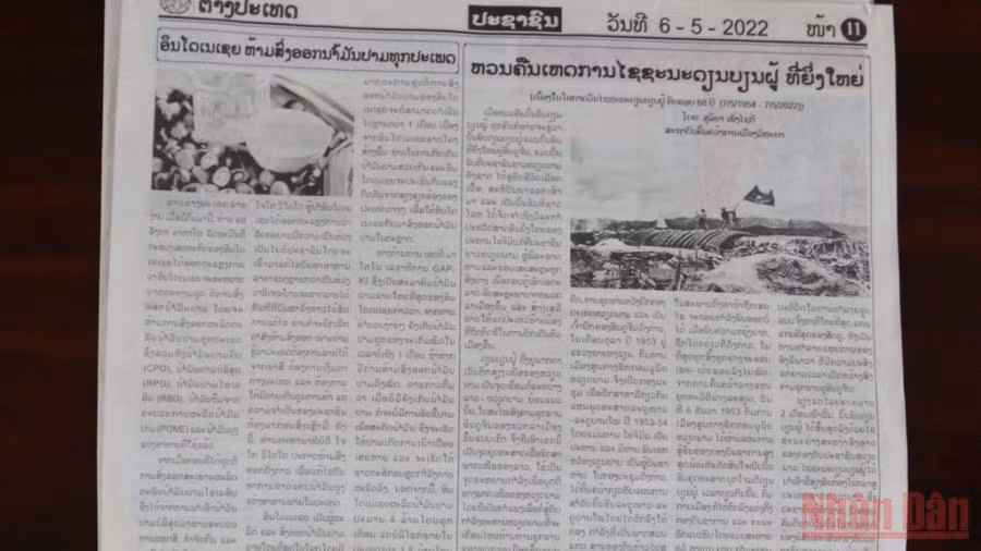 Báo Lào: Ôn lại chiến thắng vĩ đại Điện Biên Phủ -0