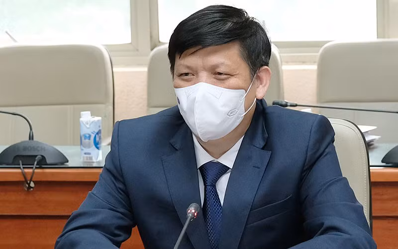 GS, TS Nguyễn Thanh Long, Bộ trưởng Y tế. (Ảnh: TRẦN MINH)