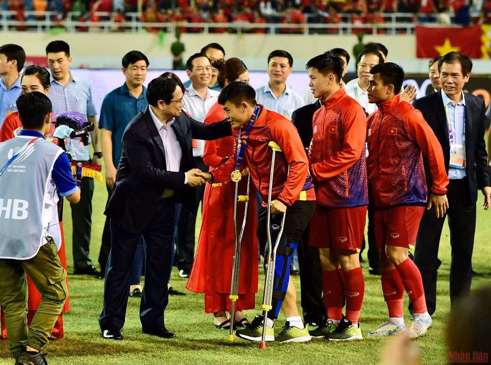 U23 Việt Nam bảo vệ thành công Huy chương Vàng bóng đá nam SEA Games 31 -0
