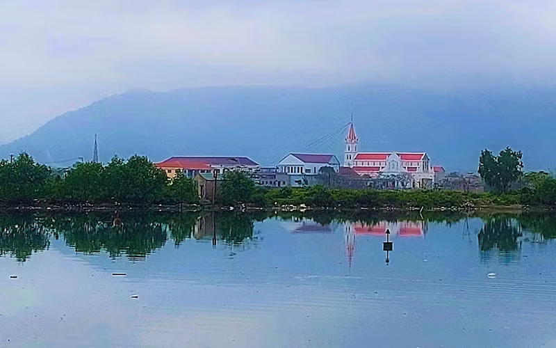 Một góc Cồn Nâm, xã Quảng Minh, thị xã Ba Đồn.