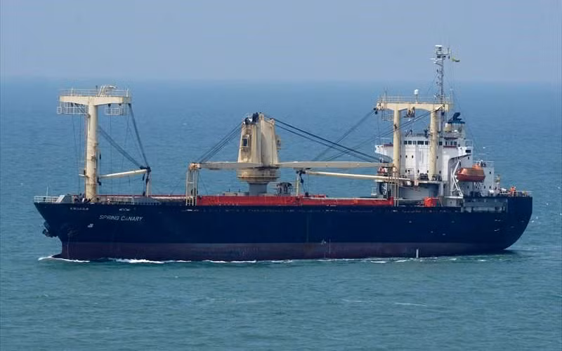 Tàu Narimoto Maru trước khi bị nạn trên vùng biển Bình Thuận.