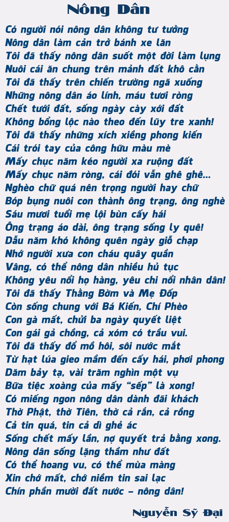Nhà thơ Nguyễn Sĩ Đại – người nông dân kiêu hãnh -0