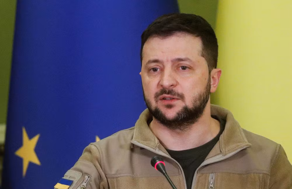 Tổng thống Ukraine Volodymyr Zelensky. (Ảnh: Reuters)