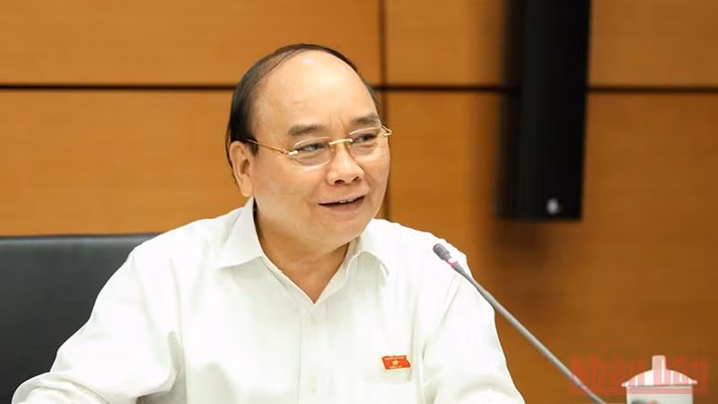 Chủ tịch nước Nguyễn Xuân Phúc.