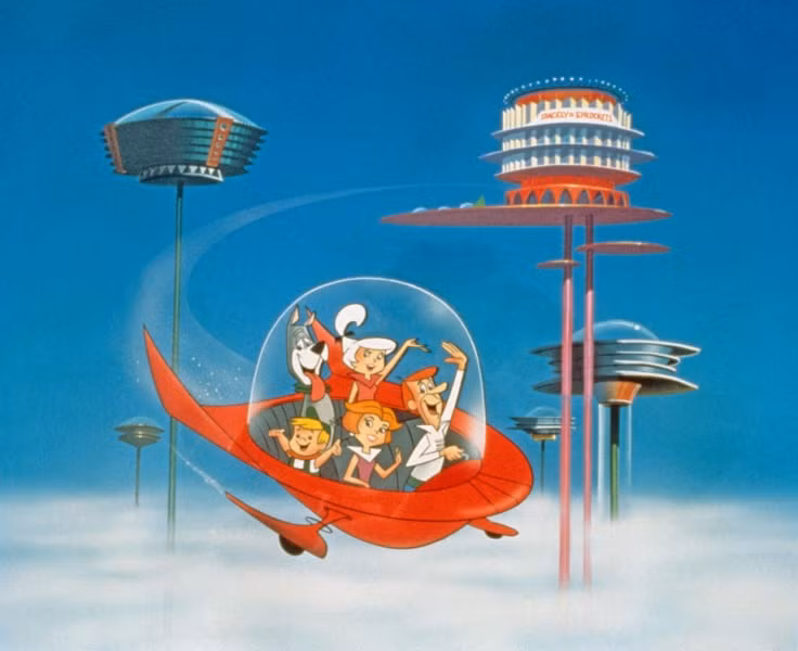 Hình ảnh trong bộ phim hoạt hình khoa học viễn tưởng "The Jetsons" của Mỹ những năm 1960. Ảnh: Getty Images