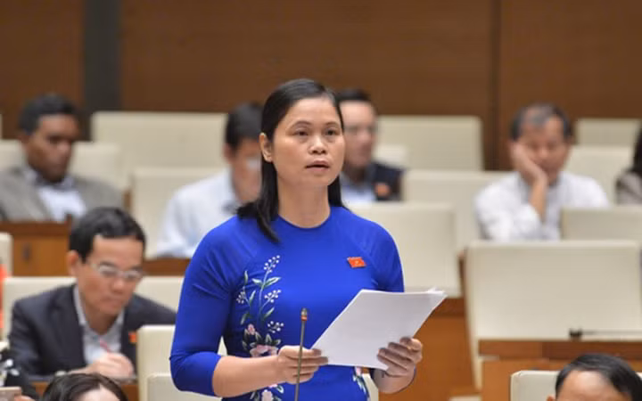Đại biểu Quốc hội Ma Thị Thúy (Đoàn Tuyên Quang).