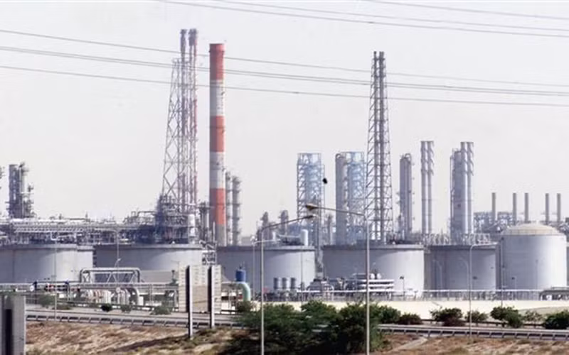 Toàn cảnh một cơ sở sản xuất dầu của Saudi Arabia ở Vịnh Jubail. (Ảnh: AFP/TTXVN)