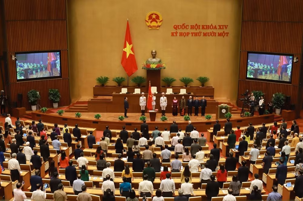 Đồng chí Vương Đình Huệ tuyên thệ nhậm chức Chủ tịch Quốc hội -0