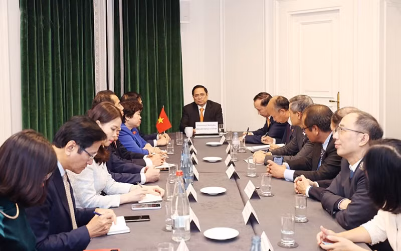 Thủ tướng Chính phủ Phạm Minh Chính đã làm việc với 11 Đại sứ Việt Nam tại các nước châu Âu.