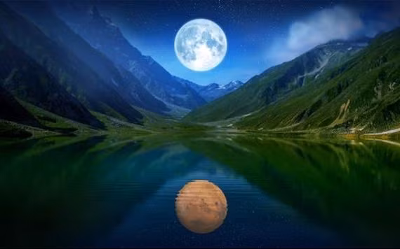 NASA công bố hai Chỉ thị tạm thời để bảo vệ mặt trăng và sao Hỏa khỏi bị ô nhiễm từ Trái đất và ngược lại. Ảnh: NASA.