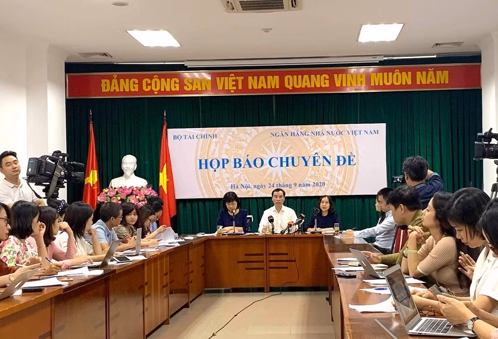 Toàn cảnh buổi họp báo. Ảnh:VGP.