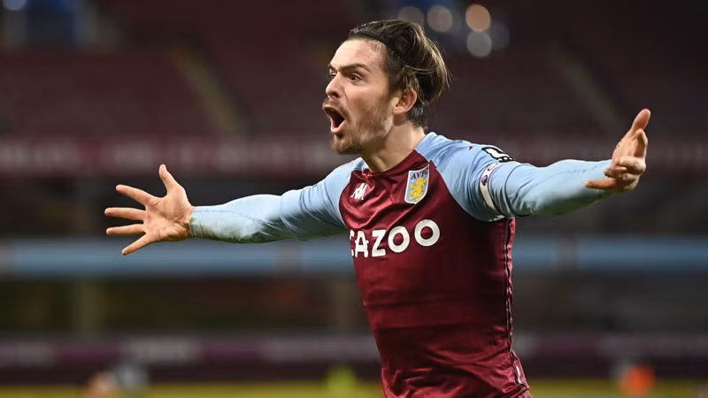 Jack Grealish sắp gia nhập Man City với giá 100 triệu bảng. (Ảnh: Getty Images) 