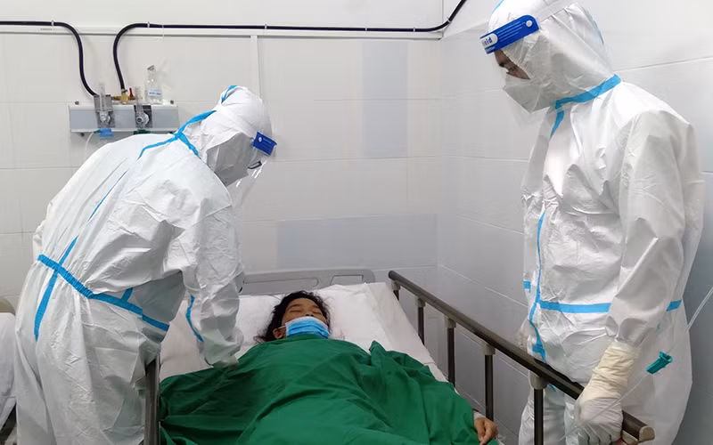 Bệnh nhân N.T.K.T hiện tỉnh, sinh tồn ổn định sau khi can thiệp nội mạch máu não.