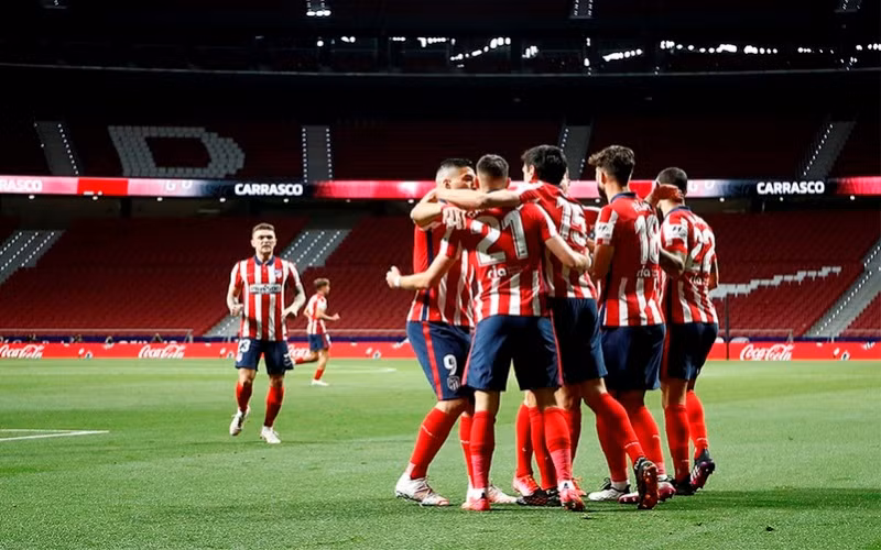 Atletico sẽ giành chức vô địch La Liga nếu giành chiến thắng trong hai trận cuối của mùa giải. (Ảnh: Atletico Madrid)