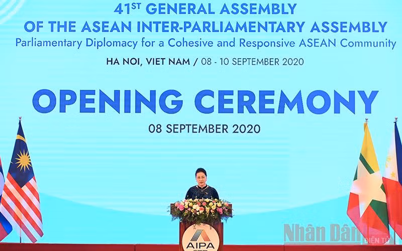 Khai mạc Đại hội đồng AIPA 41: Vì một Cộng đồng ASEAN gắn kết, vững mạnh và lấy người dân làm trung tâm -0