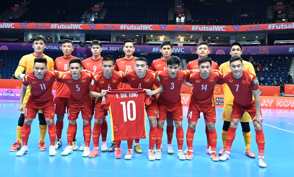 Mang ý chí kiên cường, đội tuyển futsal Việt Nam thua sát nút Nga với tỷ số 2-3 -0