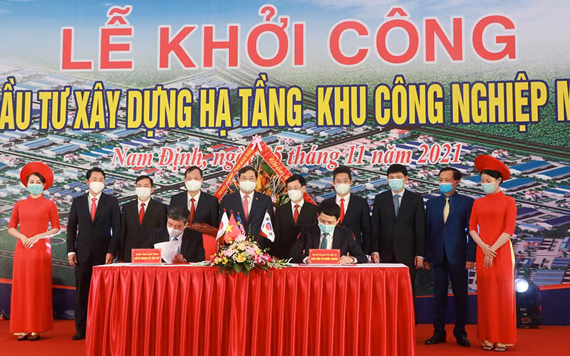 Nam Định khởi công xây dựng khu công nghiệp hơn 1.600 tỷ đồng -0