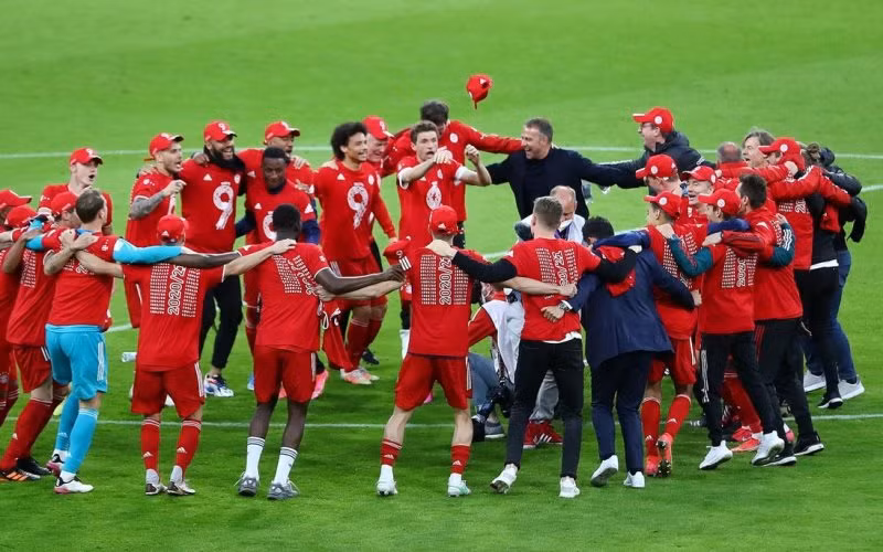 Bayern đăng quang ngôi vô địch Bundesliga sớm trước hai vòng đấu. (Ảnh: FC Bayern Munich)