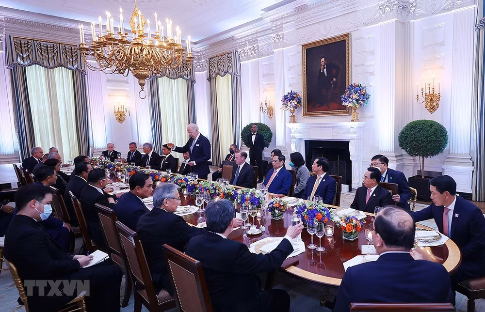 Thủ tướng Phạm Minh Chính dự chiêu đãi của Tổng thống Hoa Kỳ Joe Biden -1