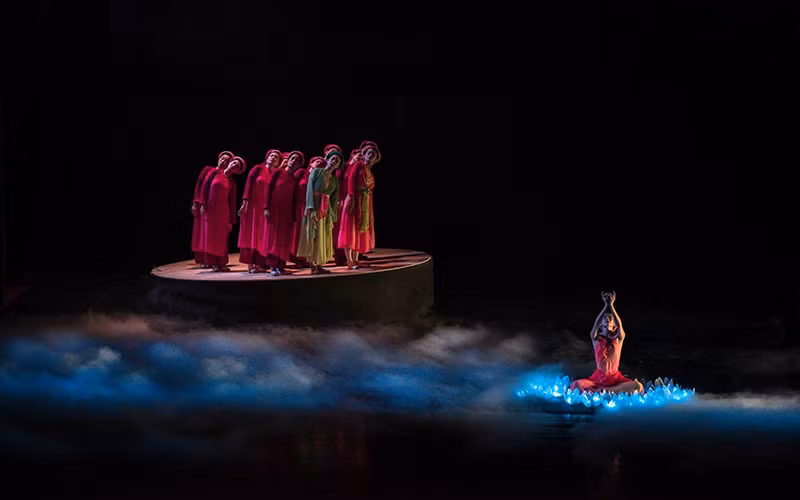 Cảnh trong vở ballet Kiều.
