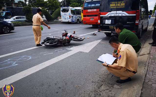 Người chết vì tai nạn giao thông giảm sâu trong Ngày Quốc tế lao động. (Ảnh minh họa: Cục CSGT)