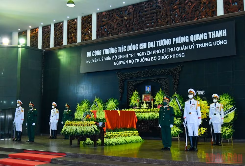 Cử hành trọng thể Lễ tang Đại tướng Phùng Quang Thanh