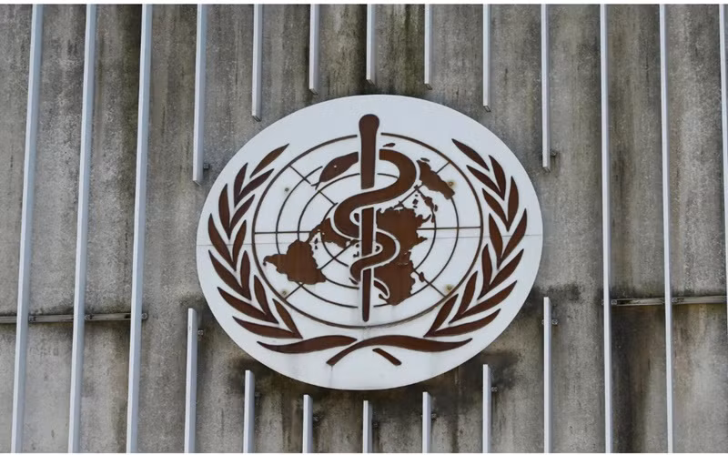 Biểu tượng của WHO tại Geneva, Thụy Sĩ. (Ảnh: Reuters)