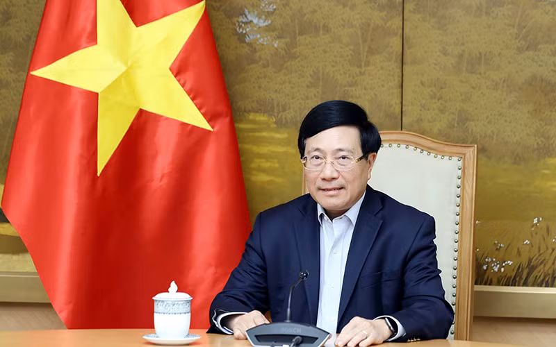 Phó Thủ tướng Thường trực Phạm Bình Minh. Ảnh TTXVN 