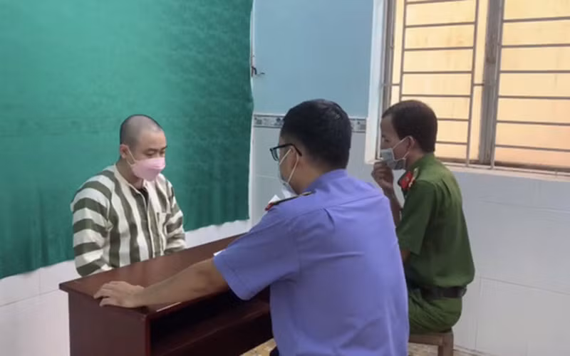 Bị can Trần Hữu Tín. (Ảnh: Công an cung cấp)