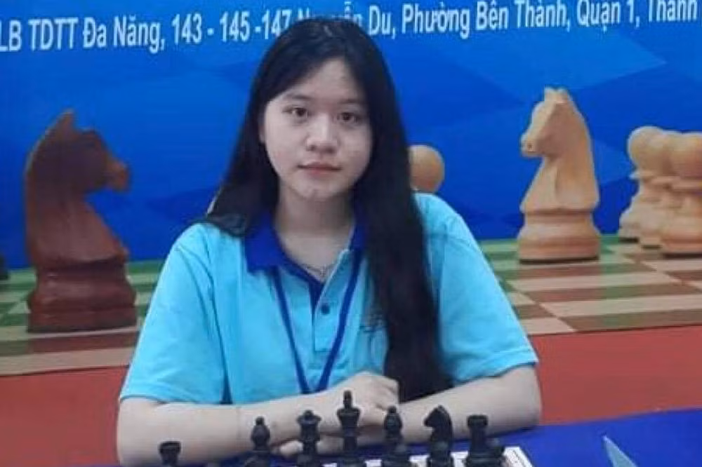 Nguyễn Thiên Ngân (Thái Nguyên) vô địch cờ chớp nữ.
