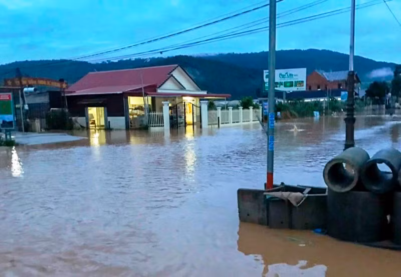 Mưa lớn gây nhiều thiệt hại tại Lâm Đồng -0