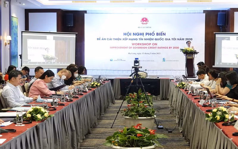 Hội nghị phổ biến “Đề án Cải thiện xếp hạng tín nhiệm quốc gia tới năm 2030”.