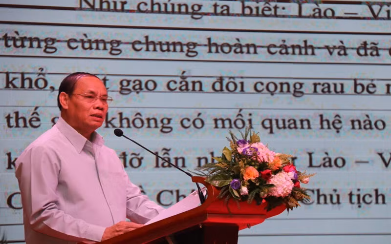 Kỷ niệm 75 năm Ngày truyền thống Công an nhân dân Việt Nam tại Lào -0